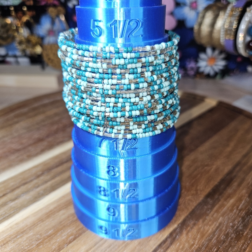 38. Wrap Bracelet in Aqua